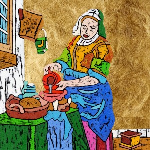 exid129053wid109464 / ぎゅうにゅうをそそぐおんな