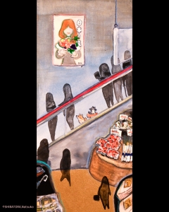 柴トラ夏子/柴犬と猫 デパ地下スーパー