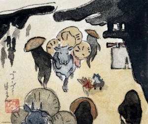 exid115180wid100184 / 犬猫ミニ旅 ゴーゴー牛さん