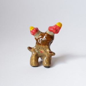 exid124410wid108463 / 花と猫の置物