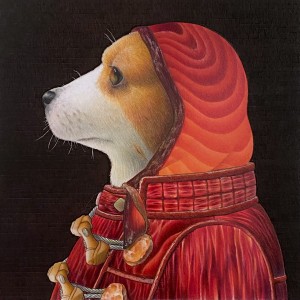 exid120274wid98688 / モデルと服飾の捕食関係No.4 『コーギーとジャーキー』