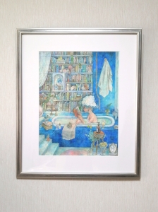 杉野 郁/複製原画 まばたきのあわい